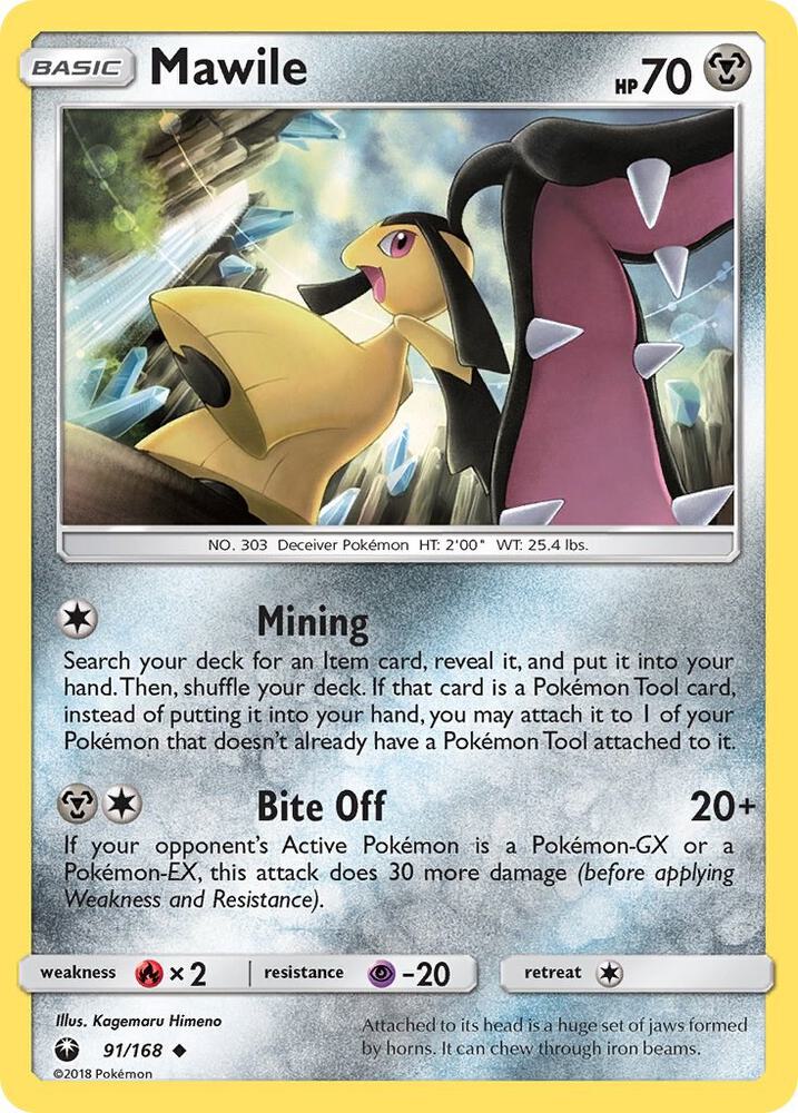 Mawile 91/168 (SM - Celestial Storm)  | Good Games Adelaide SA