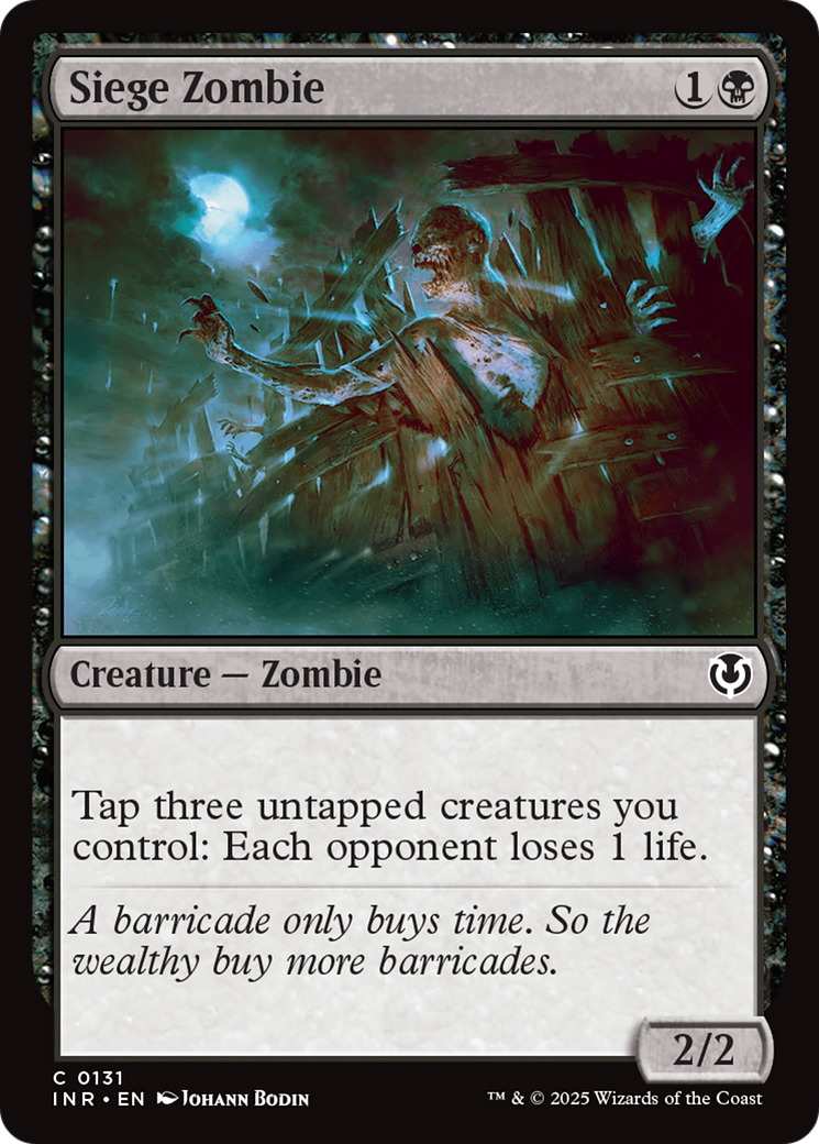 Siege Zombie [Innistrad Remastered] | Good Games Adelaide SA