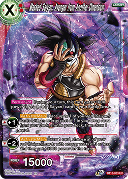 Masked Saiyan, Avenger from Another Dimension (Uncommon) [BT13-003] | Good Games Adelaide SA