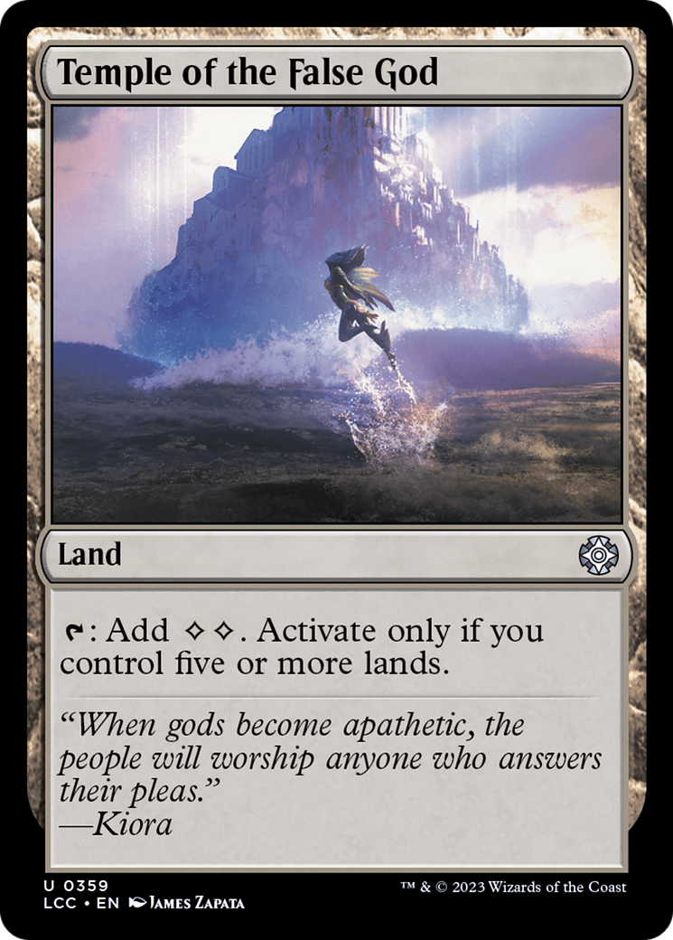 Temple of the False God [The Lost Caverns of Ixalan Commander] | Good Games Adelaide SA