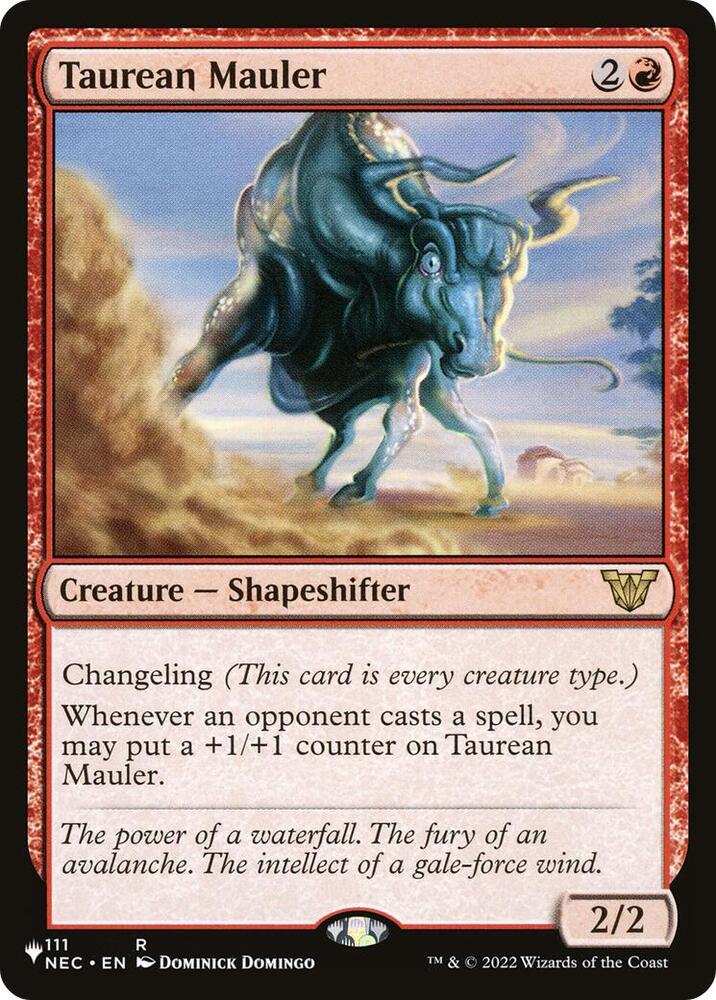 Taurean Mauler NEC 111/038 (The List Reprints)  | Good Games Adelaide SA