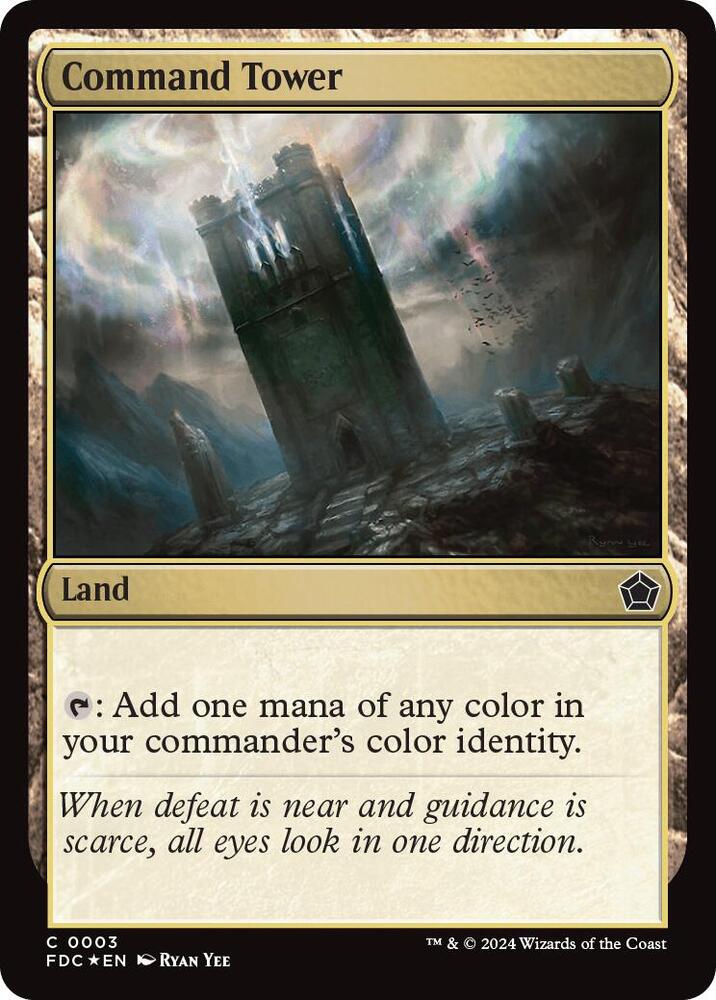 Command Tower 3 (Commander: Foundations)  - Foil | Good Games Adelaide SA