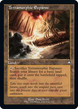 Terramorphic Expanse Retro Frame 210 (Commander: The Brothers' War)  | Good Games Adelaide SA