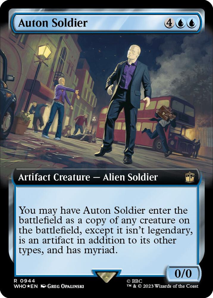 Auton Soldier 944 (Universes Beyond: Doctor Who)  - Foil | Good Games Adelaide SA