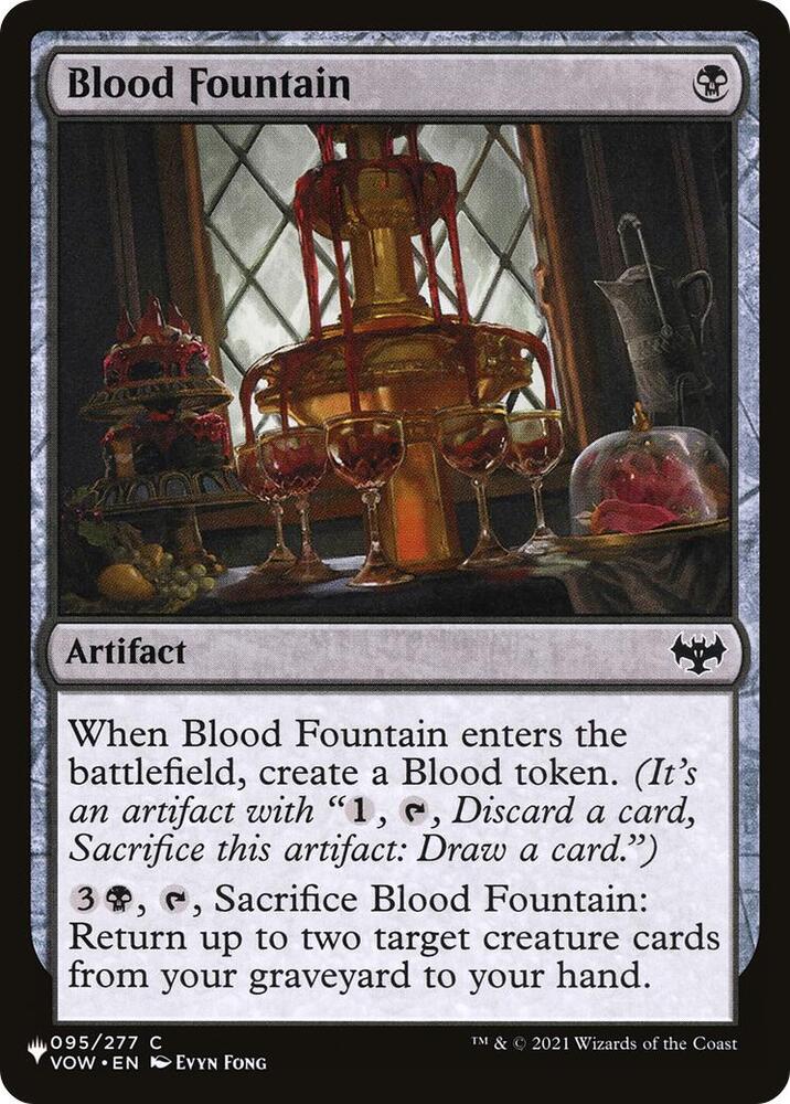 Blood Fountain 095/277 (The List Reprints)  | Good Games Adelaide SA