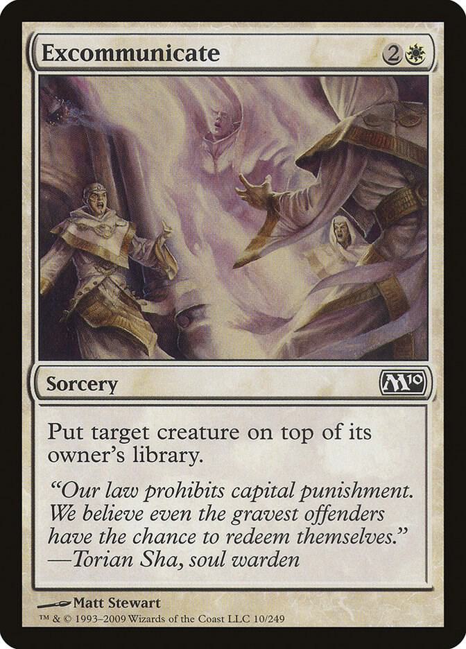 Excommunicate 10 (Magic 2010 (M10))  - Foil | Good Games Adelaide SA