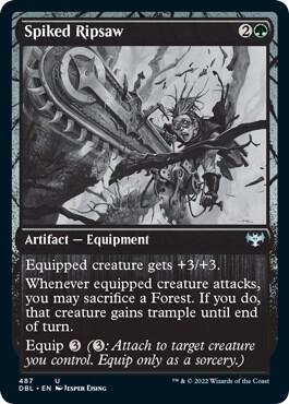 Spiked Ripsaw 487 (Innistrad: Double Feature)  - Foil | Good Games Adelaide SA