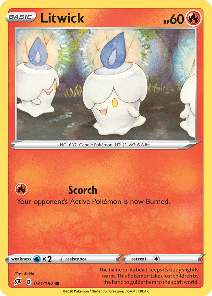 Litwick (031/192) [Sword & Shield: Rebel Clash] | Good Games Adelaide SA