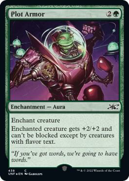 Plot Armor Galaxy Foil 438 (Unfinity)  - Foil | Good Games Adelaide SA