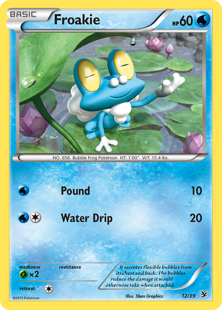 Froakie (12/39) [XY: Kalos Starter Set] | Good Games Adelaide SA