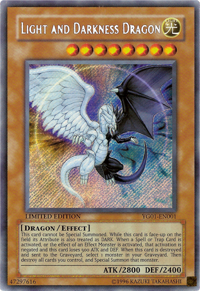 Light and Darkness Dragon [YG01-EN001] Secret Rare | Good Games Adelaide SA