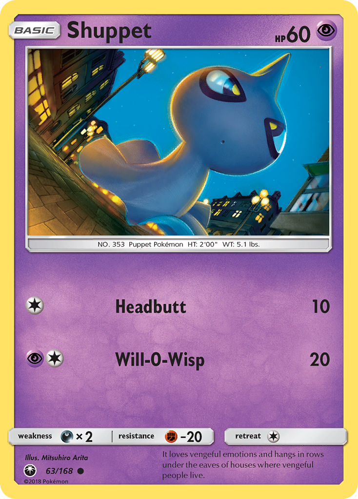 Shuppet (63/168) [Sun & Moon: Celestial Storm] | Good Games Adelaide SA