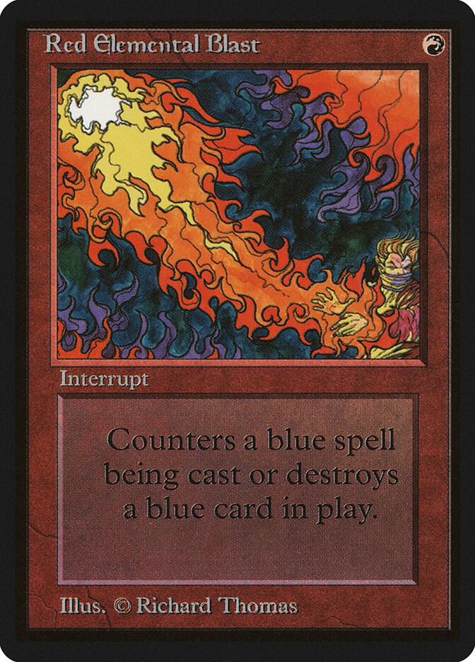 Red Elemental Blast 170/302 (Beta Edition)  | Good Games Adelaide SA