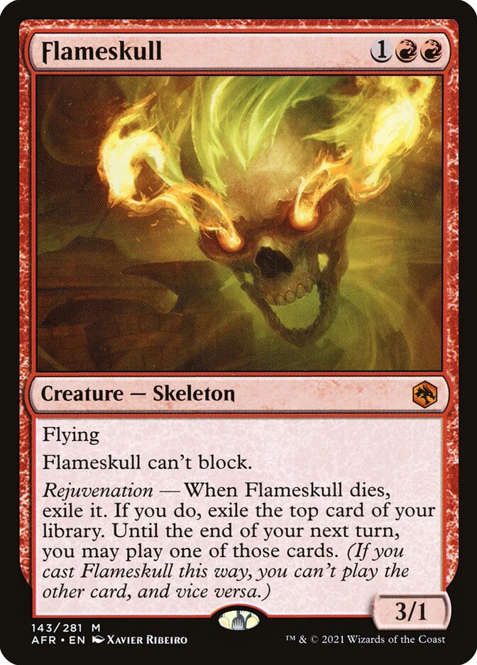 Flameskull 143 (Adventures in the Forgotten Realms)  - Foil | Good Games Adelaide SA