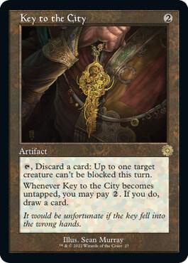 Key to the City 27 (The Brothers' War: Retro Frame Artifacts)  | Good Games Adelaide SA
