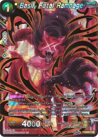 Basil, Fatal Rampage [DB2-111] | Good Games Adelaide SA