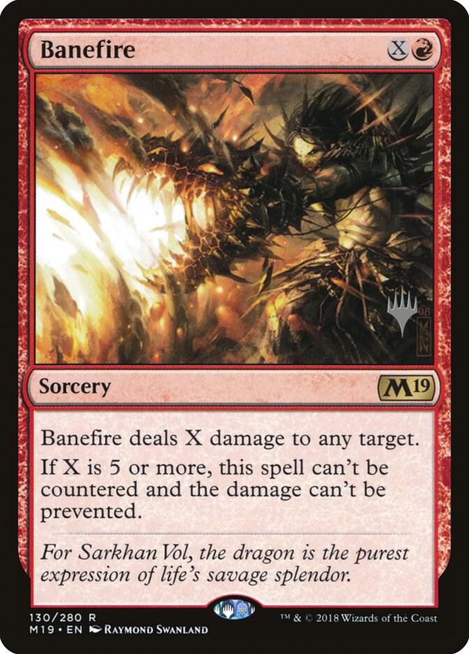 Banefire 130 (Promo Pack: Core Set 2020)  | Good Games Adelaide SA