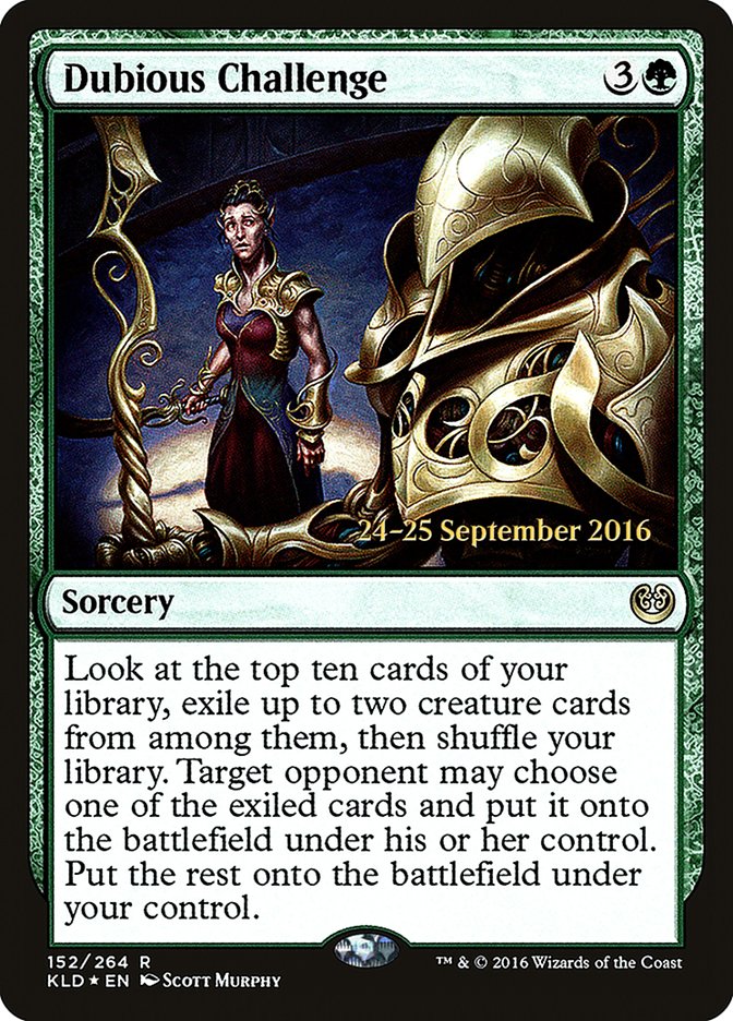 Dubious Challenge [Kaladesh Promos] | Good Games Adelaide SA