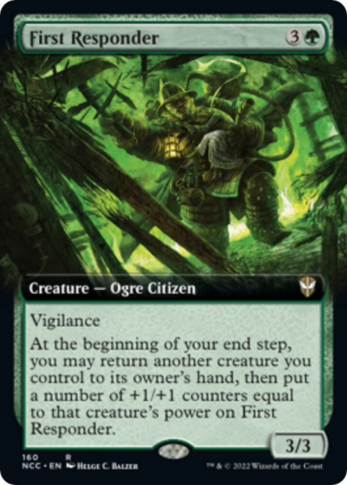 First Responder Extended Art 160 (Commander: Streets of New Capenna)  | Good Games Adelaide SA