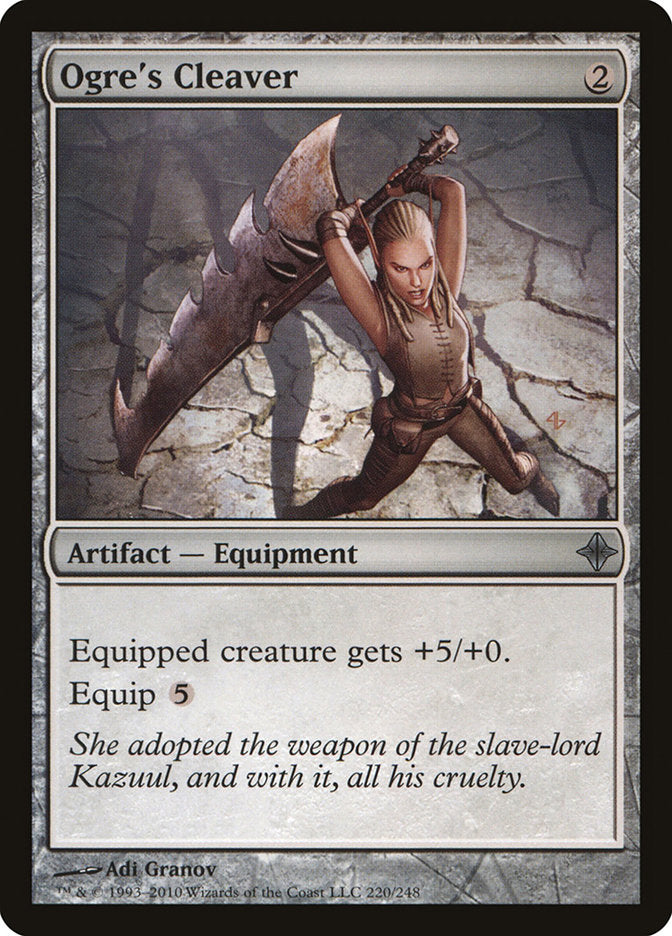 Ogre's Cleaver 220 (Rise of the Eldrazi)  - Foil | Good Games Adelaide SA