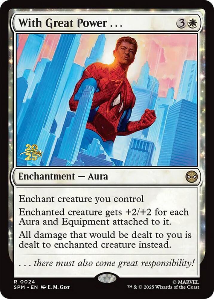 With Great Power 24 (Prerelease Cards)  - Foil | Good Games Adelaide SA