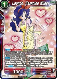 Launch, Feminine Wiles (Unison Warrior Series Tournament Pack Vol.3) (P-274) [Tournament Promotion Cards] | Good Games Adelaide SA