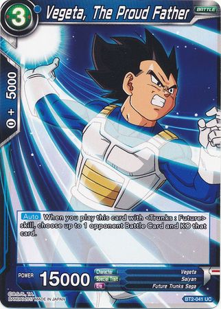 Vegeta, The Proud Father [BT2-041] | Good Games Adelaide SA