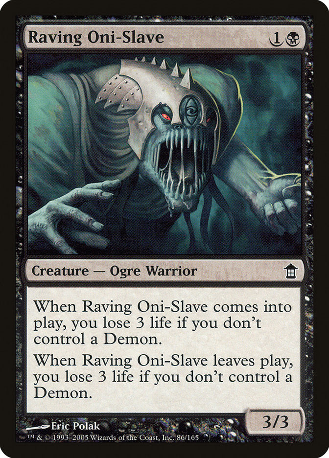 Raving Oni-Slave [Saviors of Kamigawa] | Good Games Adelaide SA