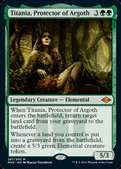 Titania, Protector of Argoth (Etched Foil) [Modern Horizons 2] | Good Games Adelaide SA