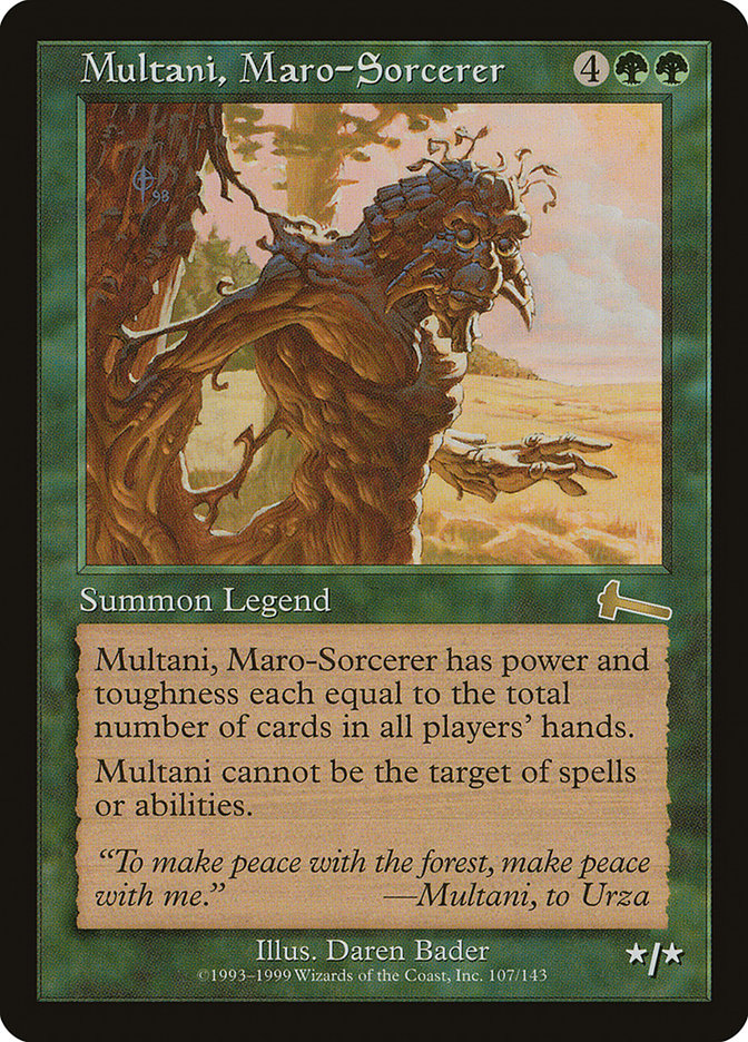Multani, Maro-Sorcerer 107 (Urza's Legacy)  | Good Games Adelaide SA