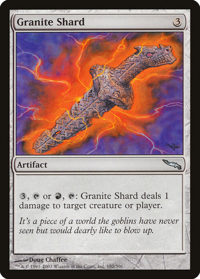 Granite Shard 182 (Mirrodin)  - Foil | Good Games Adelaide SA