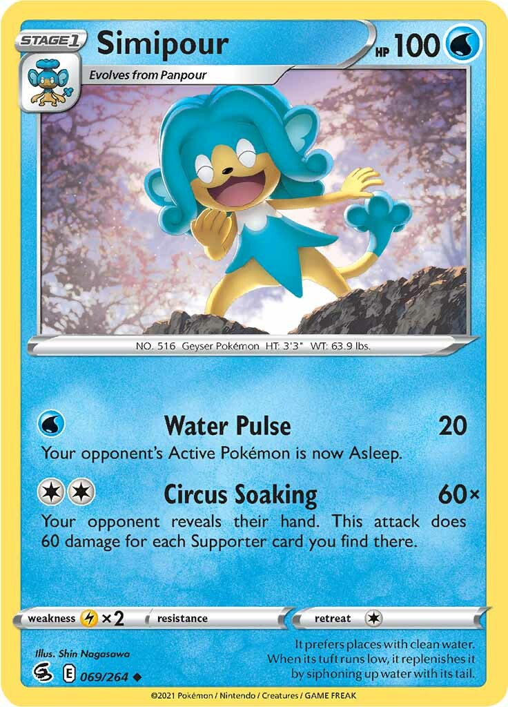 Simipour (069/264) [Sword & Shield: Fusion Strike] | Good Games Adelaide SA