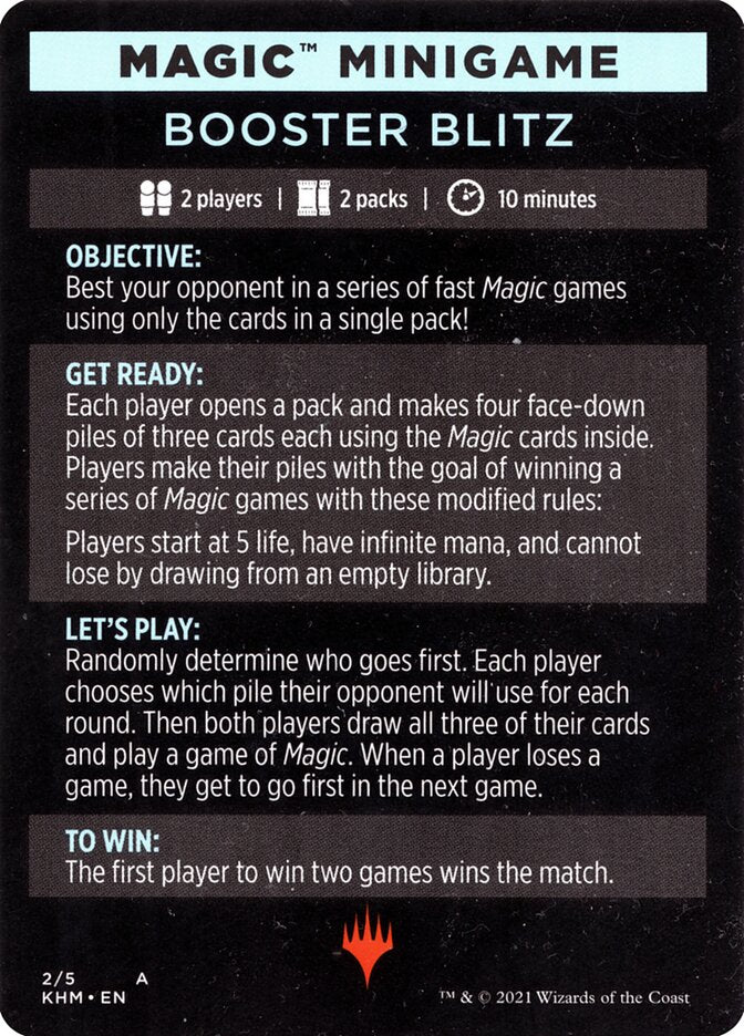 Booster Blitz (Magic Minigame) [Kaldheim Minigame] | Good Games Adelaide SA