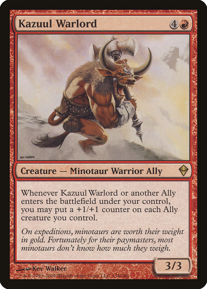 Kazuul Warlord 134 (Zendikar)  - Foil | Good Games Adelaide SA