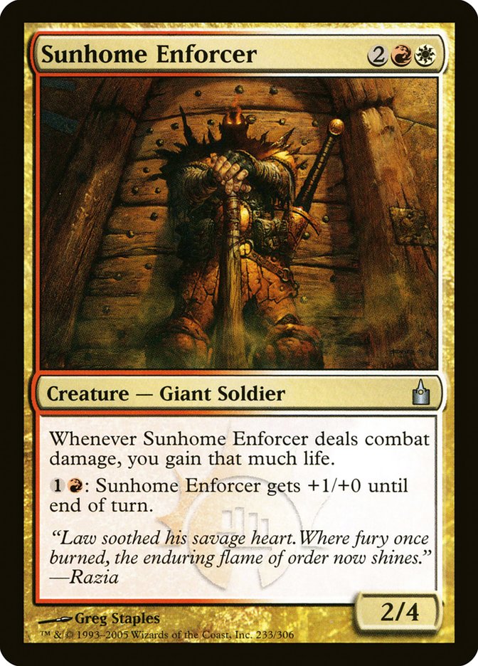 Sunhome Enforcer 233/306 (Ravnica: City of Guilds)  | Good Games Adelaide SA
