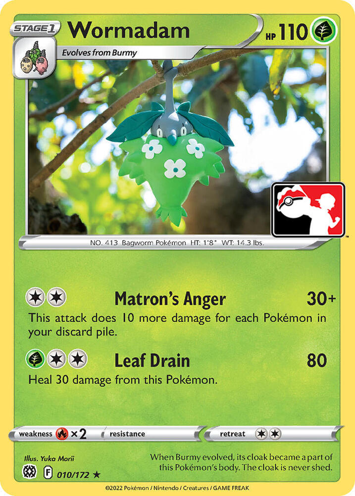 Wormadam Series 2 010/172 (Prize Pack Series Cards)  | Good Games Adelaide SA