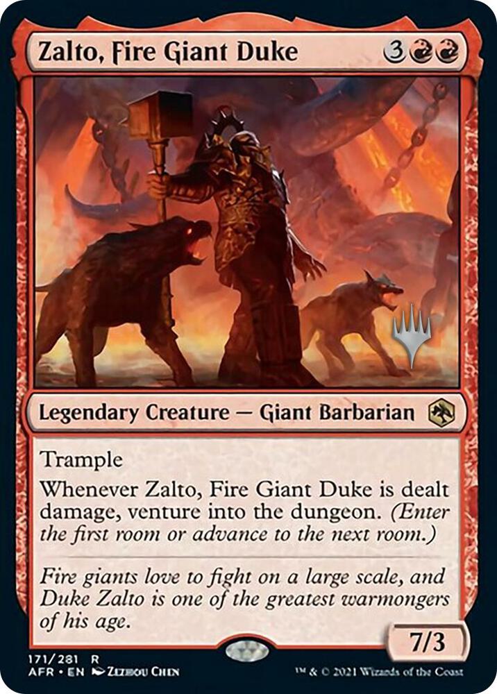 Zalto Fire Giant Duke 171 (Promo Pack: Adventures in the Forgotten Realms)  | Good Games Adelaide SA