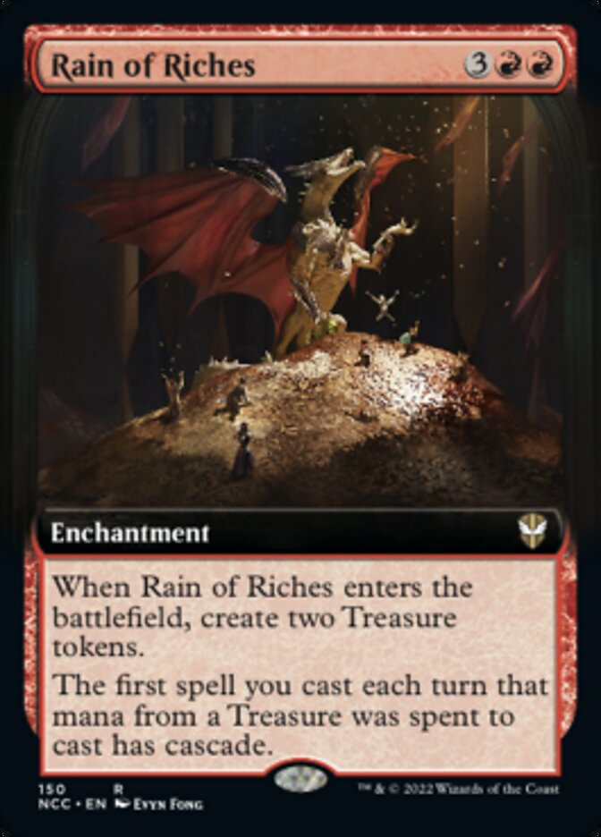 Rain of Riches (Extended Art) [Streets of New Capenna Commander] | Good Games Adelaide SA