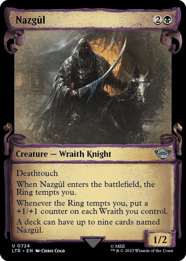 Nazgûl 724 (Universes Beyond: The Lord of the Rings: Tales of Middle-earth)  - Showcase Scroll | Good Games Adelaide SA