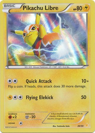 Pikachu Libre (30/30) [XY: Trainer Kit 3 - Pikachu Libre] | Good Games Adelaide SA