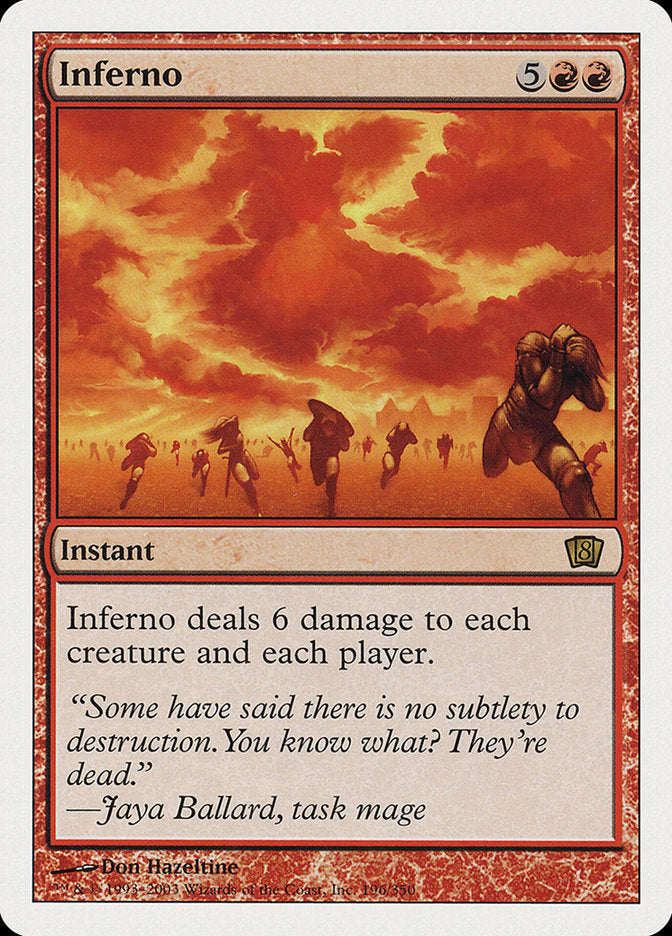 Inferno 196 (8th Edition)  - Foil | Good Games Adelaide SA