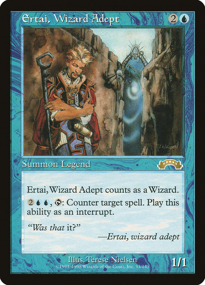 Ertai, Wizard Adept 33 (Exodus)  | Good Games Adelaide SA