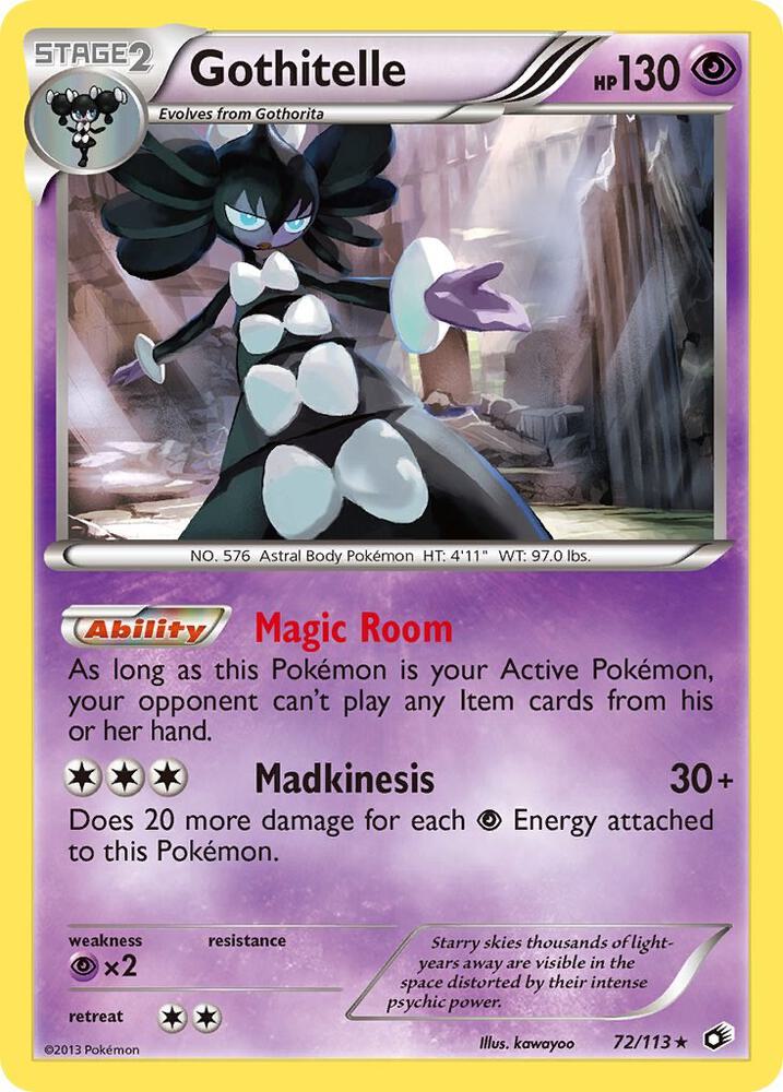 Gothitelle 72/113 (Legendary Treasures)  - Holofoil | Good Games Adelaide SA