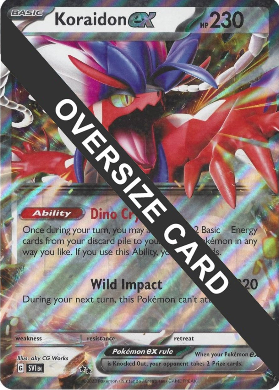 Koraidon ex (125/198) (Jumbo Card) [Scarlet & Violet: Base Set] | Good Games Adelaide SA