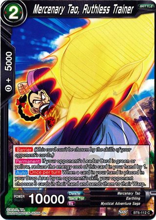 Mercenary Tao, Ruthless Trainer [BT6-112] | Good Games Adelaide SA