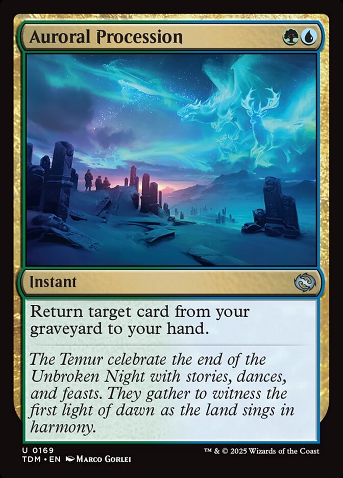 Auroral Procession 169 (Tarkir: Dragonstorm)  - Foil | Good Games Adelaide SA