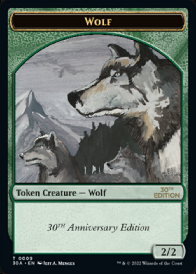 Wolf Token [30th Anniversary Tokens] | Good Games Adelaide SA
