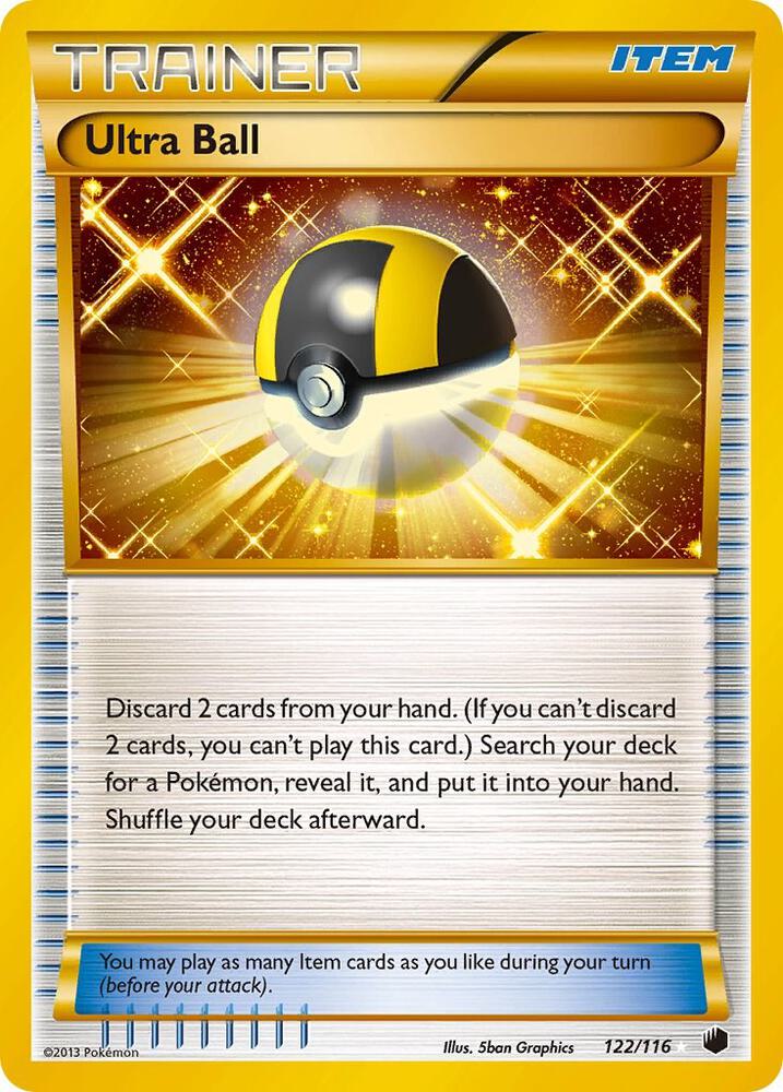 Ultra Ball 122/116 (Plasma Freeze)  - Holofoil | Good Games Adelaide SA