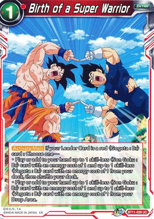 Birth of a Super Warrior [BT11-029] | Good Games Adelaide SA