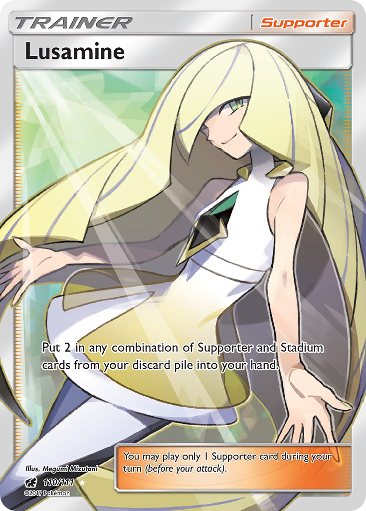Lusamine (110/111) [Sun & Moon: Crimson Invasion] | Good Games Adelaide SA